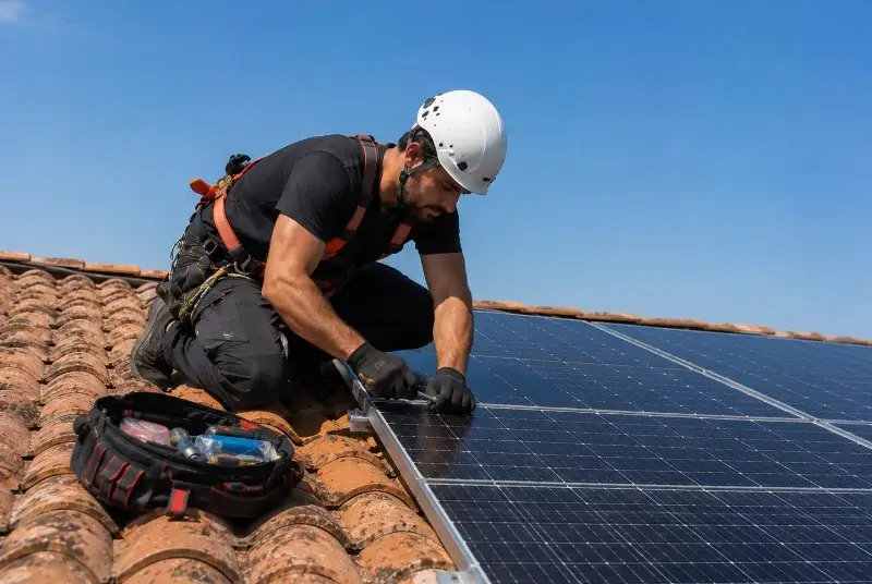 Maintenance et monitoring de panneaux solaires à Saint-Gérand-Croixanvec