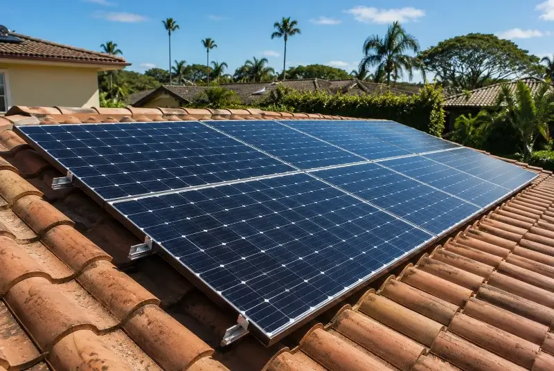 Installation de panneaux solaires à Saint-Gérand-Croixanvec